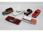 MINICHAMPS, 6 modèles anciens Ford, Edsel, Mercury, Lincoln, ...