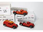 TEKNO (Danemark, v.1955) 3 modèles : camion Triangel ...