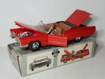 SCHUCO réf 5505 Cadillac De Ville convertible 1967 - rouge...