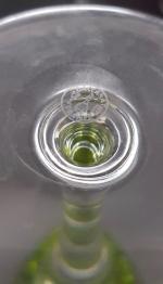 BACCARAT - sept verres à vin blanc en cristal taillé...