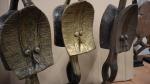Trois figures reliquaires Kota Mahongwé - Gabon - bois, cuivre...