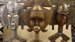Trois figures reliquaires Kota Ndasa - Gabon - bois, cuivre,...