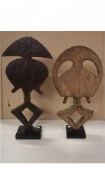Deux figures reliquaires Kota Obamba et Ndasa - Gabon -...