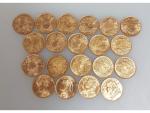 20 pièces de 20 Francs - or -Suisse