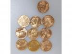 10 pièces de 20 Francs - or - Suisse