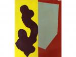 Jean Daniel SALVAT (1969) - "Etude 76" - peinture sous...