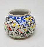 Jean GALEA (1944) -"Tauromachie" - vase en céramique émaillée -...