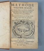 Hume "Méthode universelle et très facile pour faire et décrire...