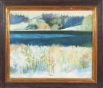 BARDONE "le Giure lac d'Antre-Jura"
Huile sur toile signée en bas
Dim....