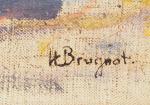 H. BRUGNOT "Paysage fauve"
Huile sur toile, signée en bas à...