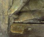G. JEANCLOS 
"Allégorie"
Bas-relief en bronze.
Signé et daté 93 en bas...