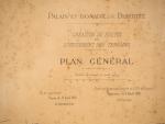 DUCAZAU.
Plan cartographique lithographié de la ville de Biarritz daté 1881.
Dim....