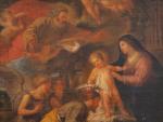 Attribué à Victor Honoré JANSSENS (1658 - 1736).
"La Vierge et...