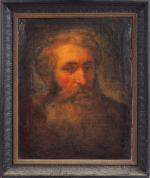 Ecole francaise XIXème.
"Portrait d'homme".
Huile sur toile.
Dim 49.5 x 39 cm.

Expert...