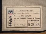 Jean LURCAT.
"Le marigot rouge".
Tapisserie signée et numérotée 3024, édition Tabard...
