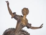 Sculpture en bronze à double patine "Danseuse en habit du...