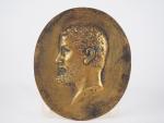 Jean ROMAGIEWICZ.
"Homme de profil".
Médaillon en bronze signé et daté 1898.
Dim....