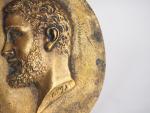 Jean ROMAGIEWICZ.
"Homme de profil".
Médaillon en bronze signé et daté 1898.
Dim....