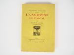 BARRES (Maurice). L'Angoisse de Pascal. Edition suivie d'une étude sur...