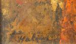 Tahia HALIM.
"Portrait de nubienne".
Huile sur isorel, signée en bas à...
