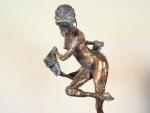 Rodelle KARPMAN. 
"Danseuse".
Sculpture en bronze signée et numérotée 1/50, cachet...