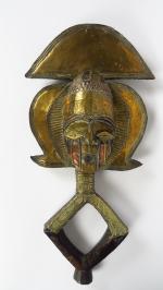 Figure d'ancêtre mbulu-ngulu, gardien de reliquaire Kota-Ndassa
Gabon, République du Congo
Bois...