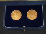Deux pièces de 20 Francs or suisse, 1922-B et 1949-B.
FRAIS...