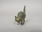 Sujet en bronze polychrome de Vienne 'chat prêt à bondir'
Dim....