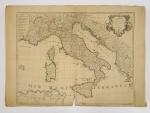 DE L'ISLE Guillaume
- Carte de l'Italie. 1700