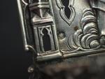 Bénitier de style Louis XVI en argent, à décor de...