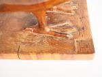 Georges SOUTIRAS
"Coq de bruyère"
Sculpture en bois.
Signée.
H. 38,5 cm
(petite fente sur...