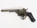 Revolver à broche fabrication Lefaucheux calibre 12mm à broche, Canon...