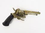 Revolver type Lefaucheux calibre 7mm à broche nr 110, détente...