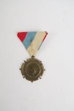 Croix de la guerre de libération 1914/1918 module bronze, ruban...