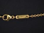 CHOPARD, L.U.C
Chaine en or jaune, maille forcat, ornée d'un pendentif...