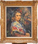 Pierre CREIXAMS.
"portrait de femme"
Huile sur toile, signée en bas à...