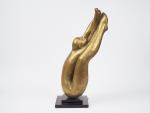 Pierre LAGENIE.
"nue"
Sculpture en bronze doré
Signée et numérotée 4/8 
H. 60...