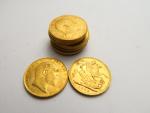 10 pièces Edouard VII or. Frais acheteurs : 5 %...
