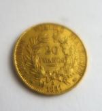 1 pièce de 20 francs or, 1851 A