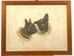 Léon DANCHIN "Bulldog"
Gravure en couleurs (piquée).
Signée et numérotée 16/300 en...