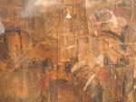 Chine, fin XVIIIe siècle
Importante peinture représentant un " bivouac sous...