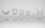 BACCARAT (?)
Partie de service de verres en cristal à décor...