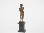 Sujet en bronze XIXème, double patine, "portrait de Napoléon en...