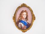 Miniature XVIIIème, "portait de jeune noble en armure".
Dim. 4,5 x...