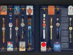 SWATCH, 
Coffret de neuf montres commémoratives, édité à l'occasion du...