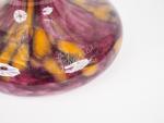 SCHNEIDER.
Vase ovoide en verre marbré mauve.
H. 40,5 cm