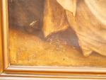 Ecole FRANCAISE vers 1800 d'après Rubens.
"Portrait d'Hélène Fourment et ses...