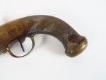 Pistolet à silex modèle 1816 T D'officier modifié à percussion...