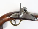 Pistolet Francais réglementaire à percussion modèle 1822 t Bis construit...