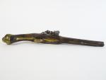 Grand pistolet d'arcon à silex premier tiers du XVIII eme....